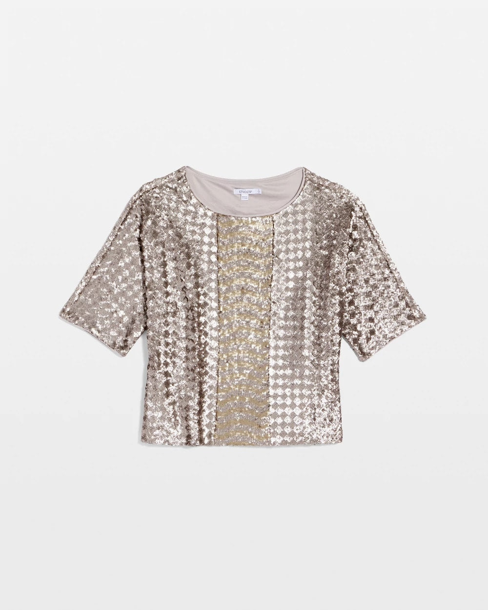 Chico's - Art Deco Dolman Sequins Tee