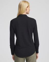 Chico's - Collared Henley Shirt