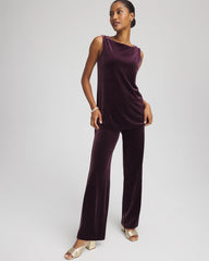 Chico's - Travelers™ Velvet Side-Slit Tank