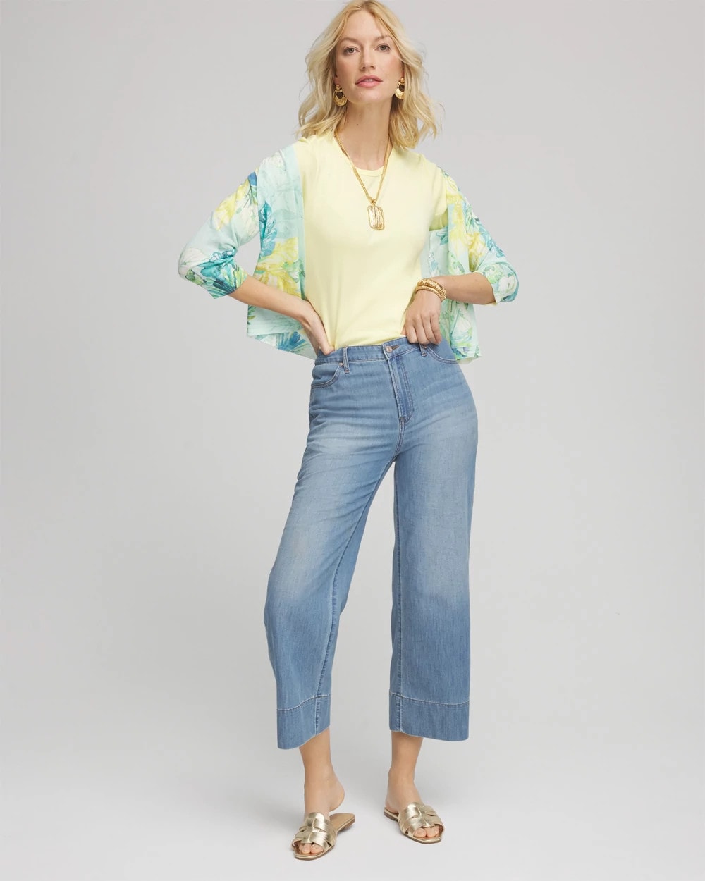 Chico's - Classic Fit Pima Cotton Tee