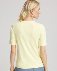 Chico's - Classic Fit Pima Cotton Tee