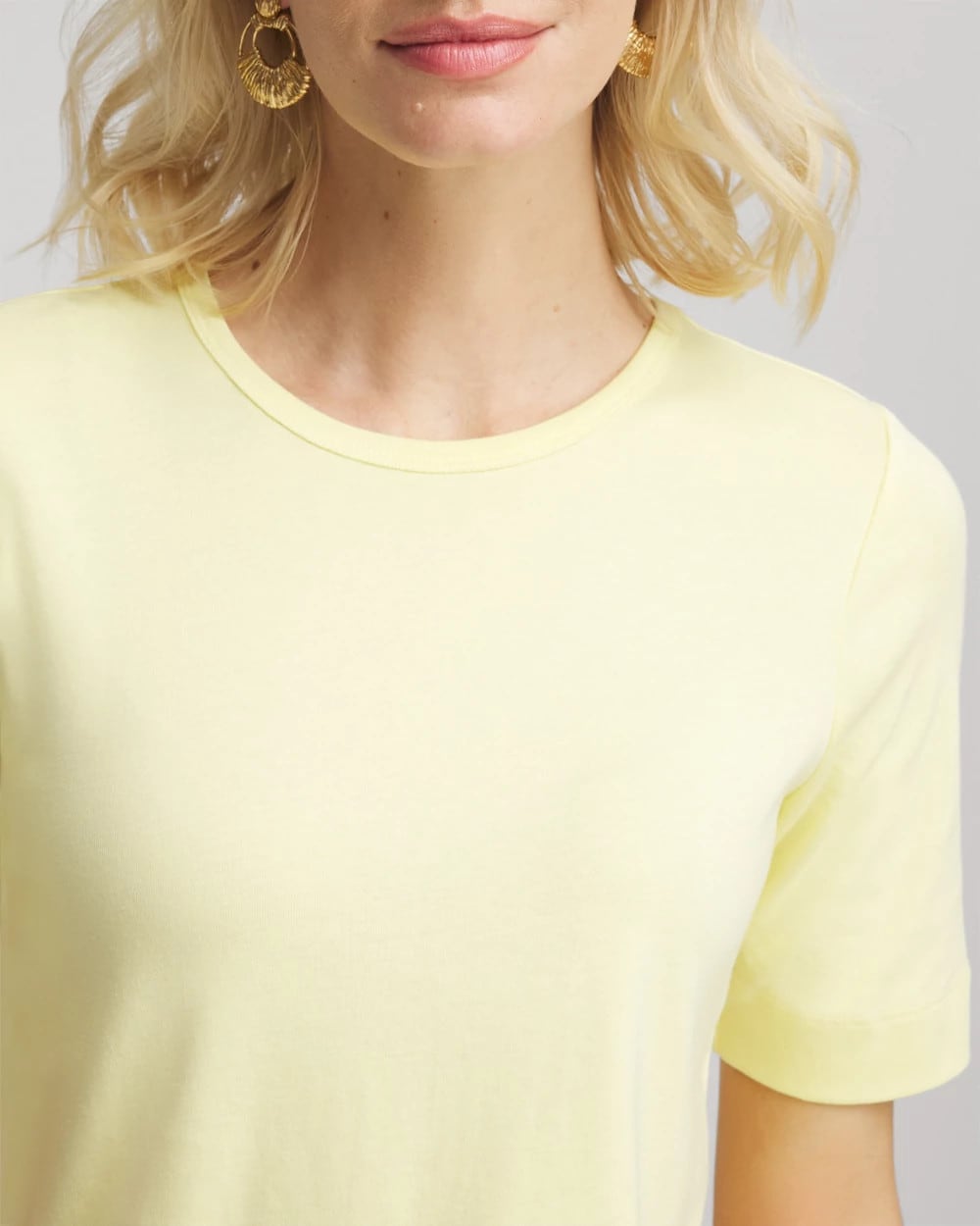 Chico's - Classic Fit Pima Cotton Tee