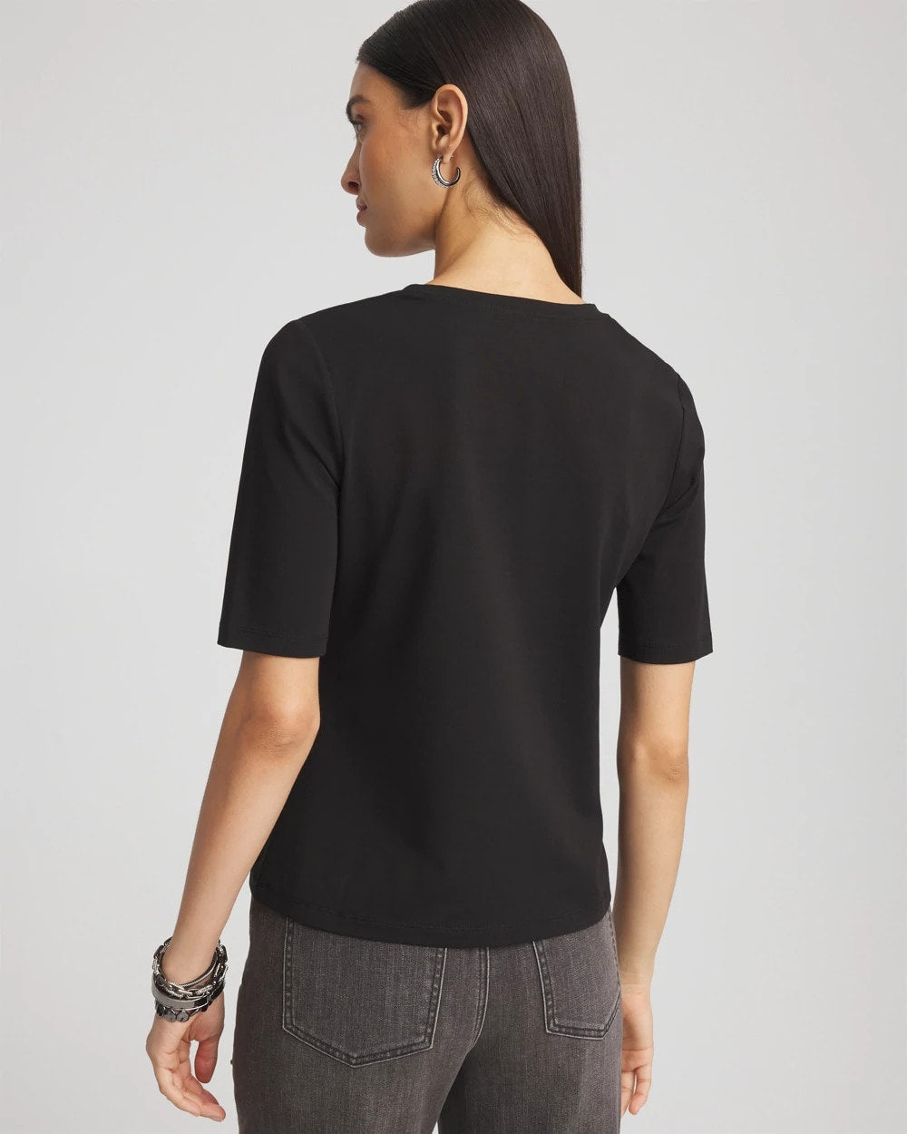 Chico's - Elbow-Sleeve Perfect Tee