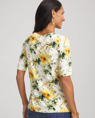 Chico's - Touch of Cool™ Elbow-Sleeve Perfect Tee