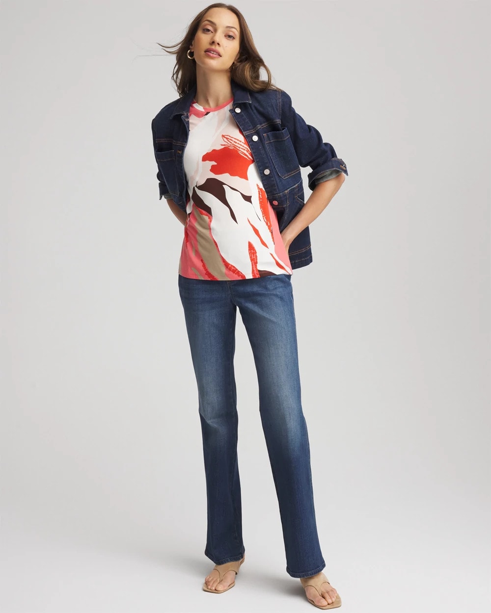 Chico's - Touch of Cool™ Elbow-Sleeve Perfect Tee