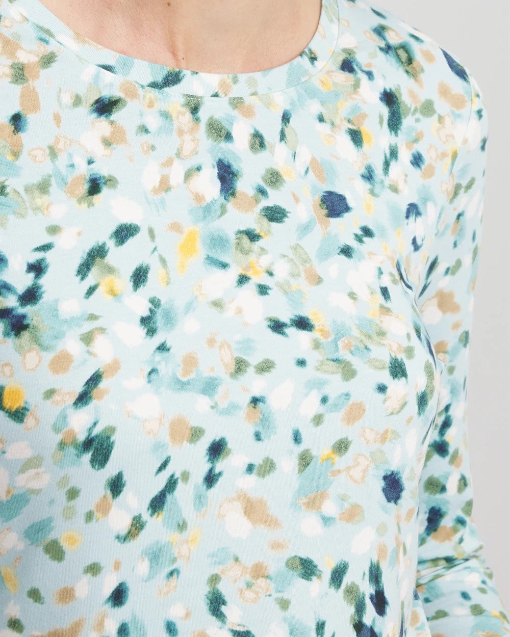 Chico's - Printed Touch of Cool™ Layering Tee