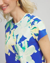 Chico's - Floral Crewneck Perfect Tee