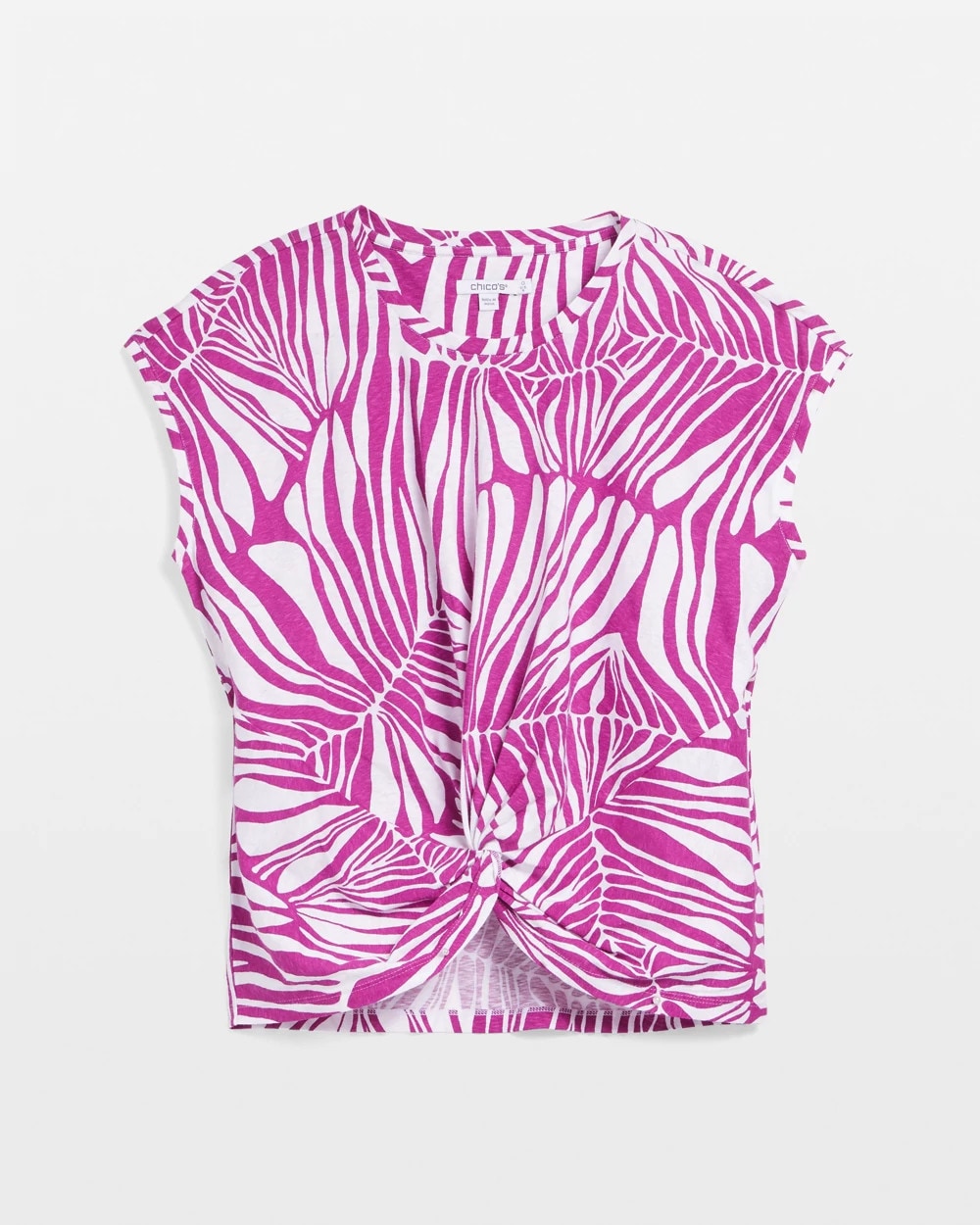 Chico's - Jungle Inverted Knot Front Tee