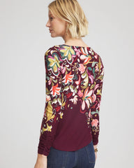 Chico's - Touch of Cool™ Paisley Cowl Neck Tee