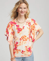 Chico's - Touch of Cool™ Handkerchief-Sleeve V-Neck Tee