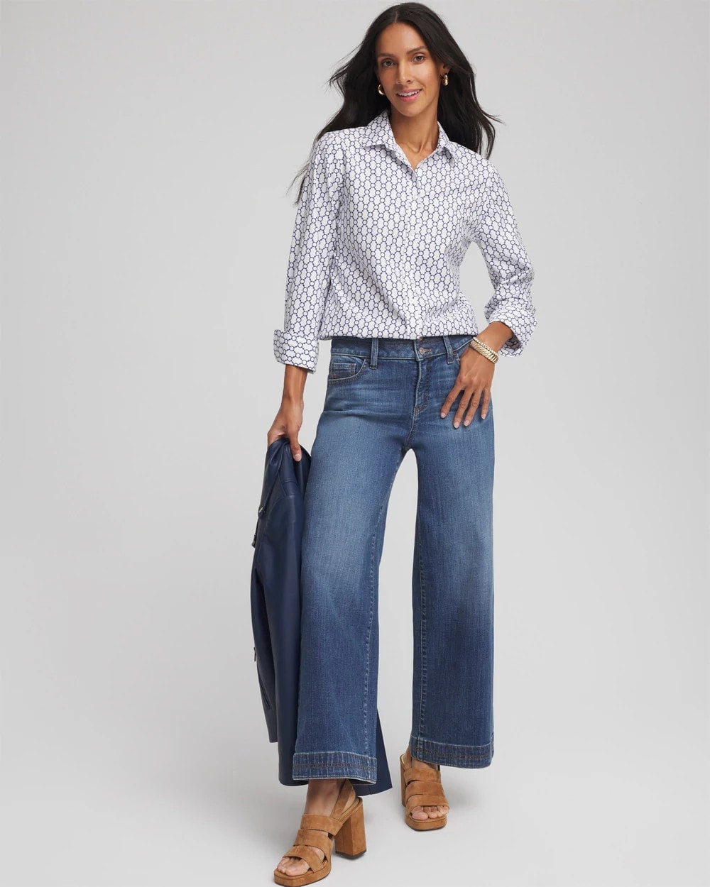 Chico's - No Iron™  Chain Connection Shirt