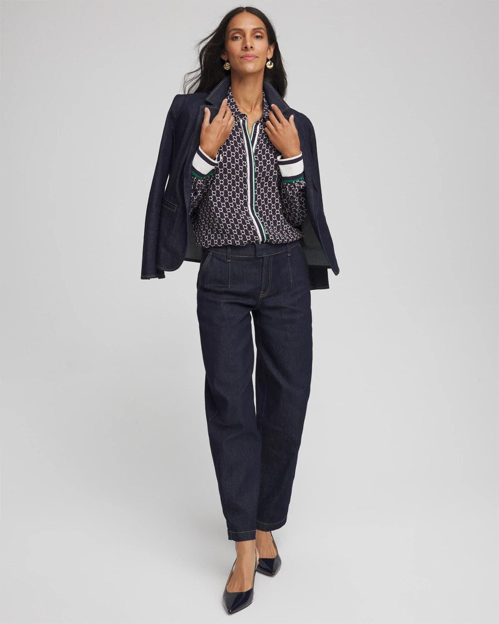 Chico's - Faux Silk Twill Shirt