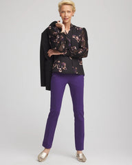 Chico's - Fjord Flora Opaque Crepe Blouse