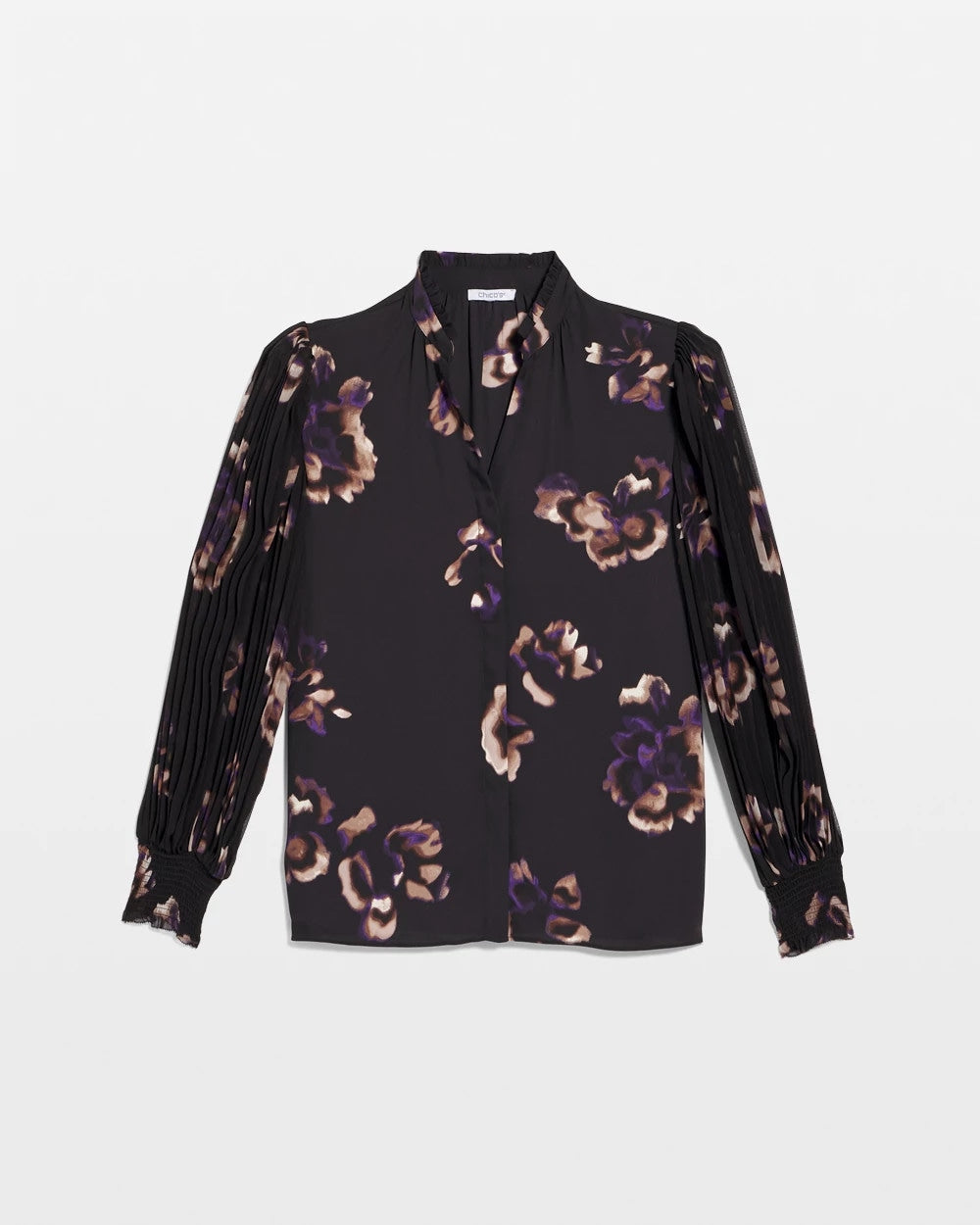 Chico's - Fjord Flora Opaque Crepe Blouse