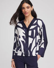 Chico's - Satin Geo Print Blouse