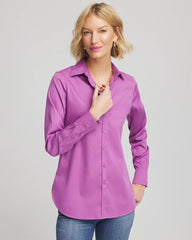 Chico's - No Iron™ Stretch-Sateen Shirt