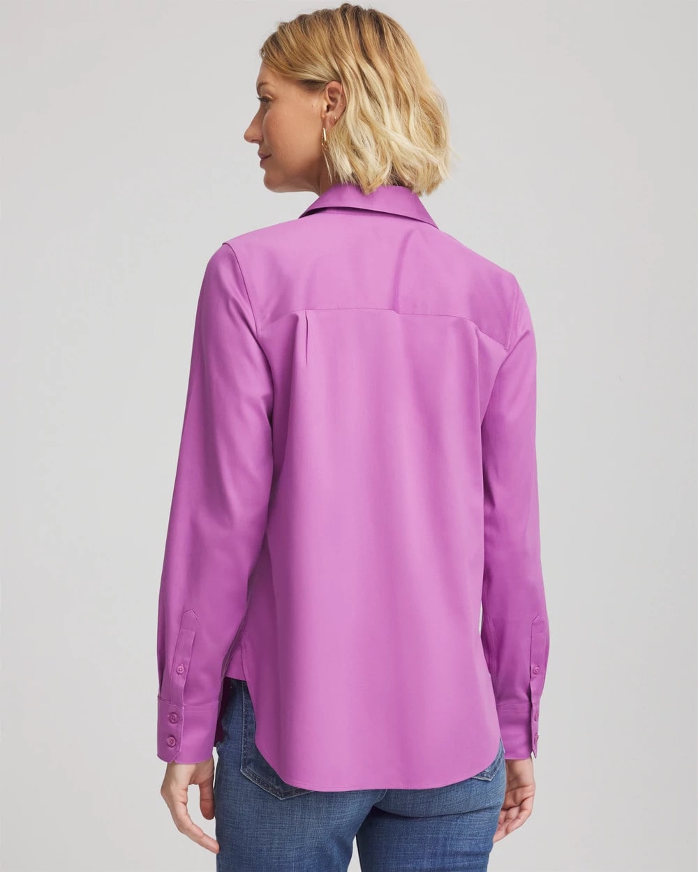 Chico's - No Iron™ Stretch-Sateen Shirt
