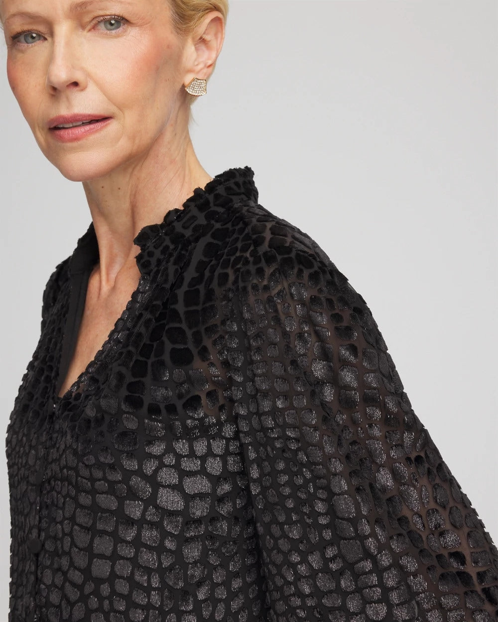 Chico's - Burnout Velvet Blouse
