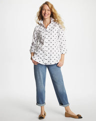 Chico's - No Iron™ Stretch Perfect Dots Shirt