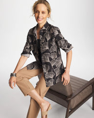 Chico's - No Iron™ Stretch Ginkgo Glory Shirt