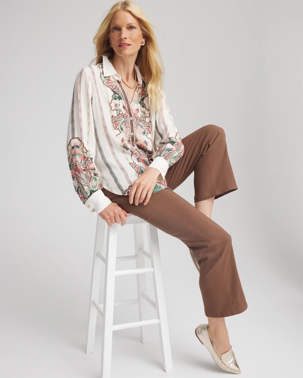 Chico's - Silky Classic-Fit Shirt