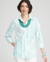 Chico's - No Iron™ Sateen Bubble Print Shirt