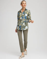 Chico's - No Iron™ Printed Sateen Shirt