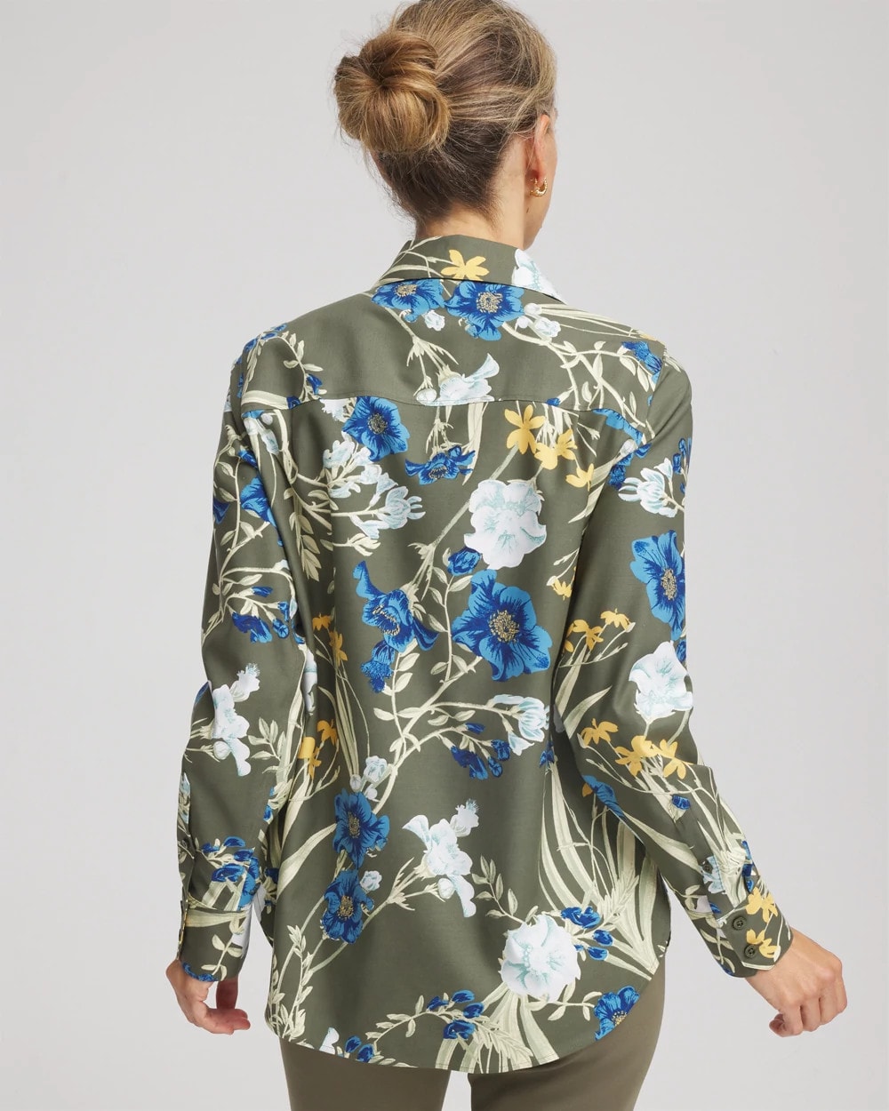 Chico's - No Iron™ Printed Sateen Shirt