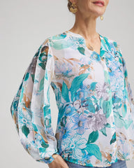 Chico's - Georgette Billow Sleeved Blouse