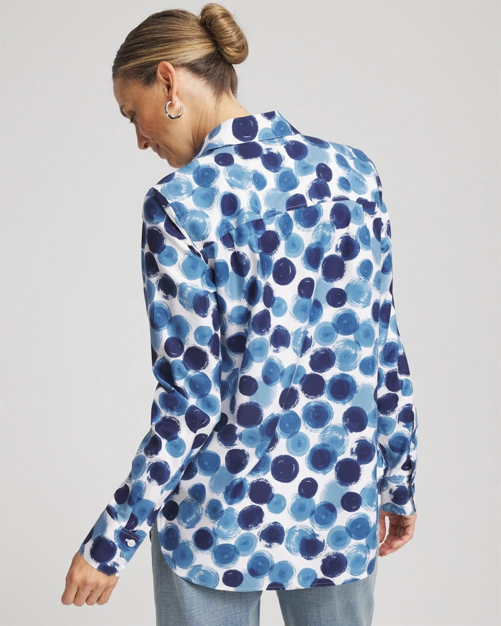 Chico's - No Iron™ Printed Sateen Shirt