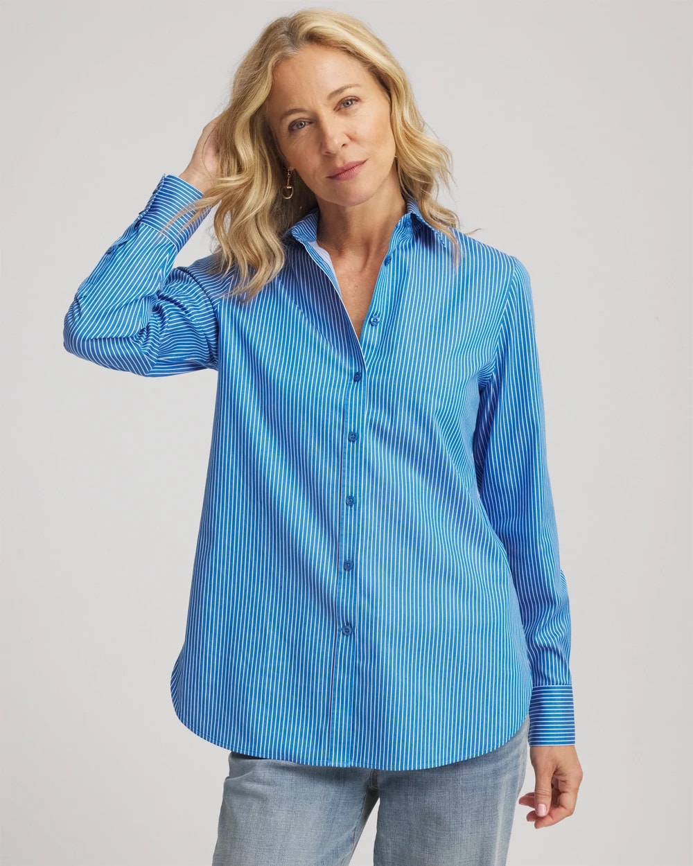 Chico's - No Iron™ Classic Striped Shirt