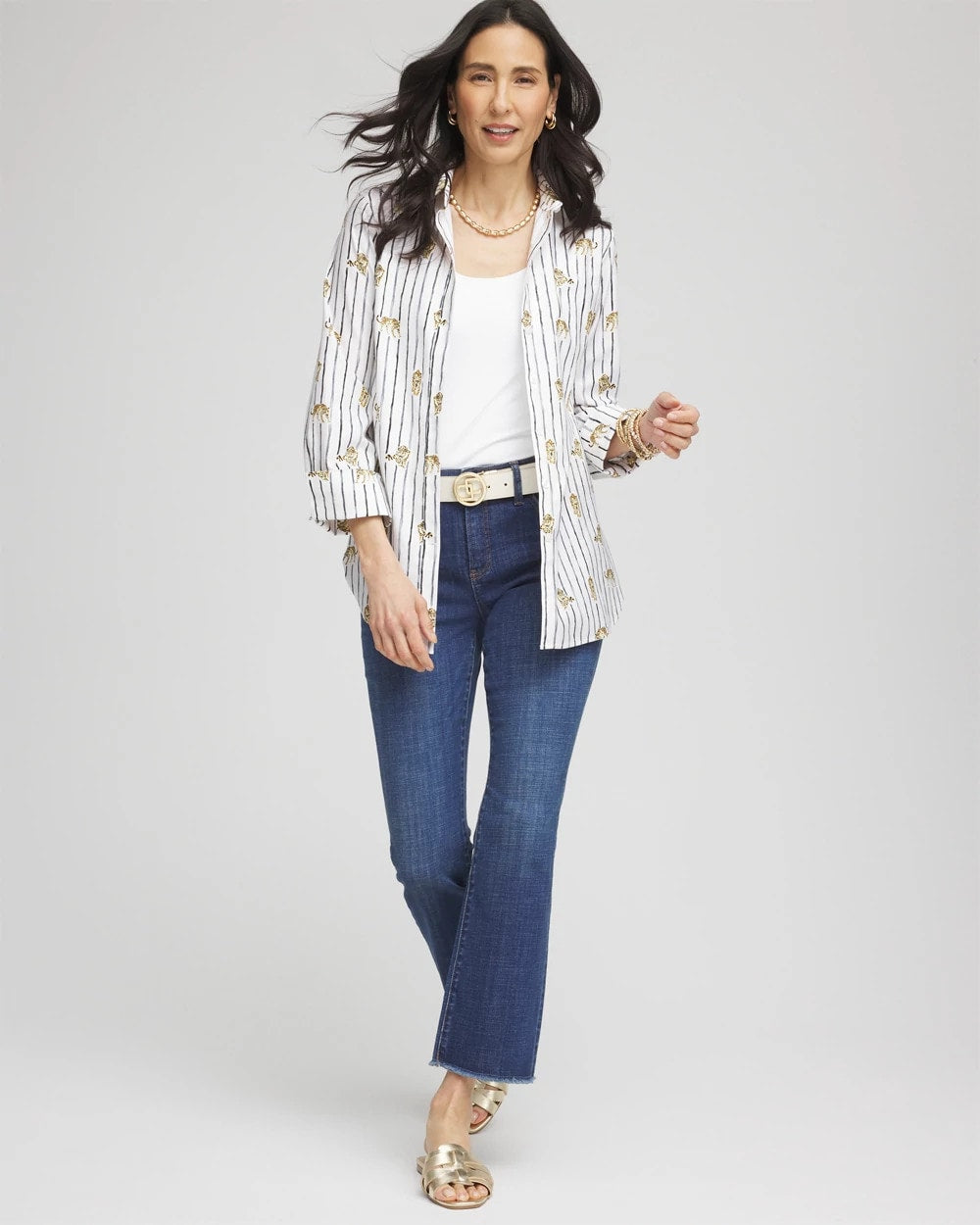 Chico's - No Iron™ Leopard Graphic Shirt