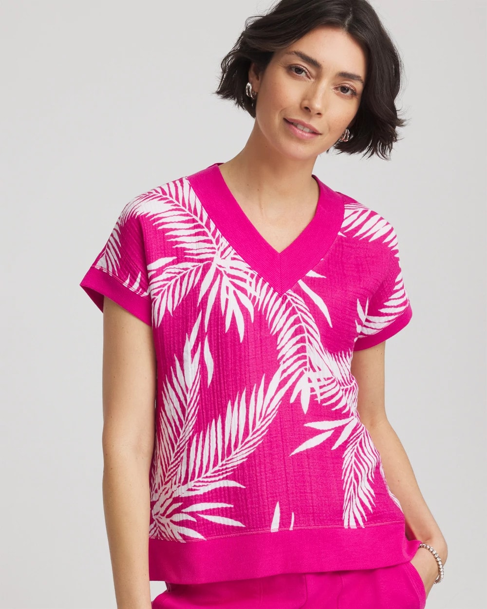 Chico's - Zenergy® Tropical Gauze Top