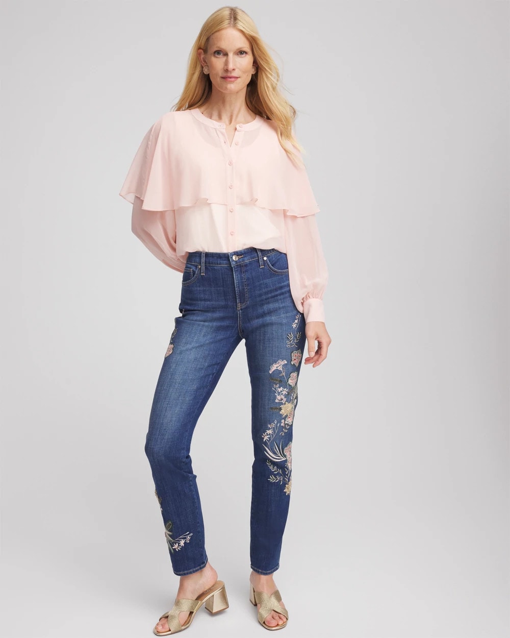 Chico's - Georgette Cape Blouse