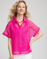 Chico's - Deco Burnout Shirt