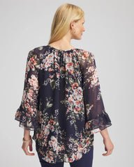 Chico's - Floral Georgette Blouse