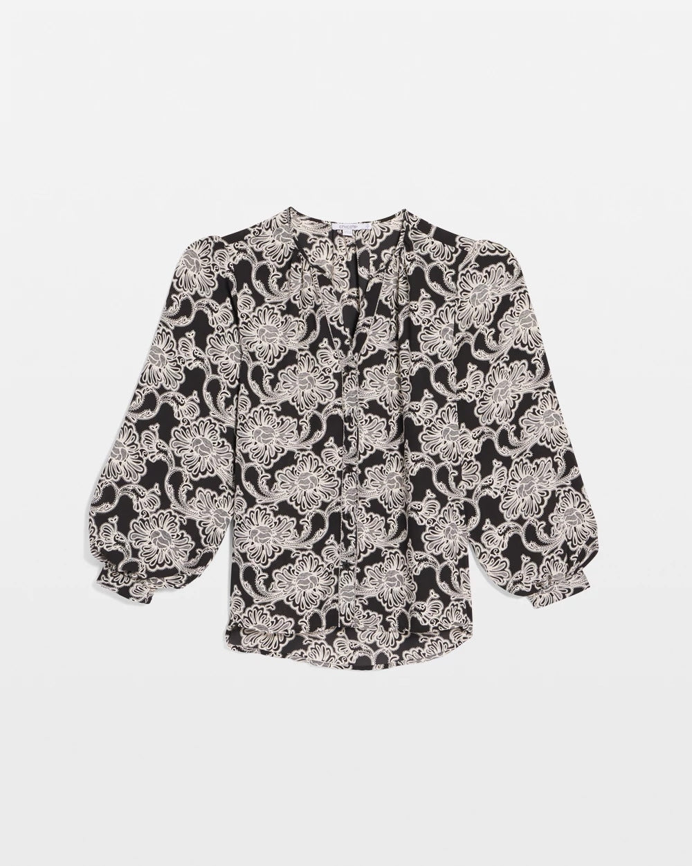 Chico's - Caviar Bead Georgette Blouse