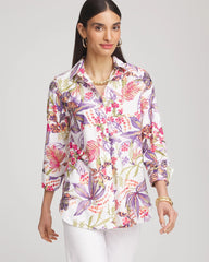 Chico's - No Iron™ Tropical Floral Stretch Shirt