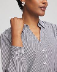 Chico's - Poplin Stripe Shirt