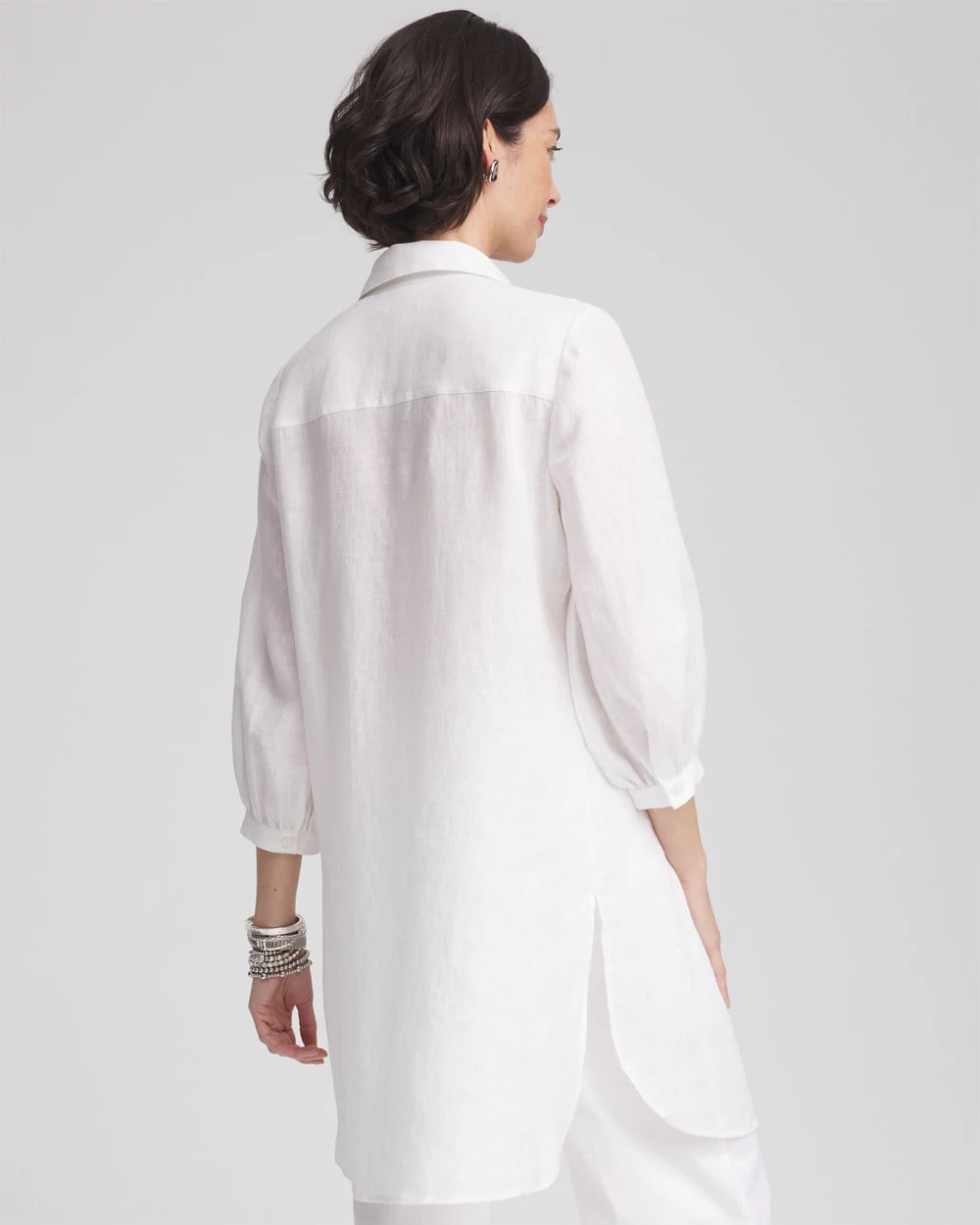 Chico's - Pintuck Placket Linen Tunic