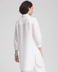 Chico's - Pintuck Placket Linen Tunic
