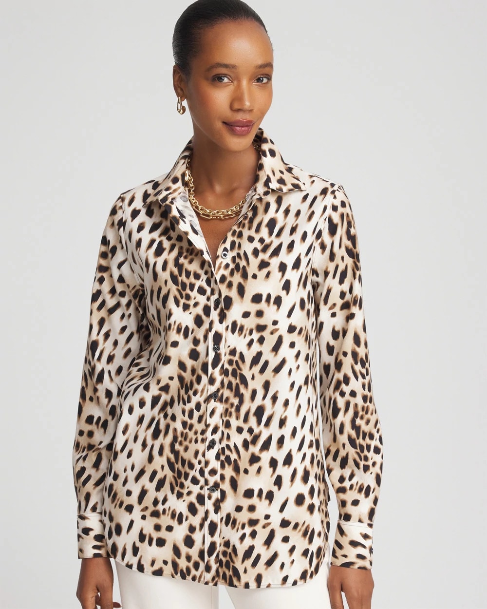 Chico's - No Iron™ Animal Print Shirt