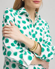Chico's - No Iron™ Polka-Dot Sateen Shirt