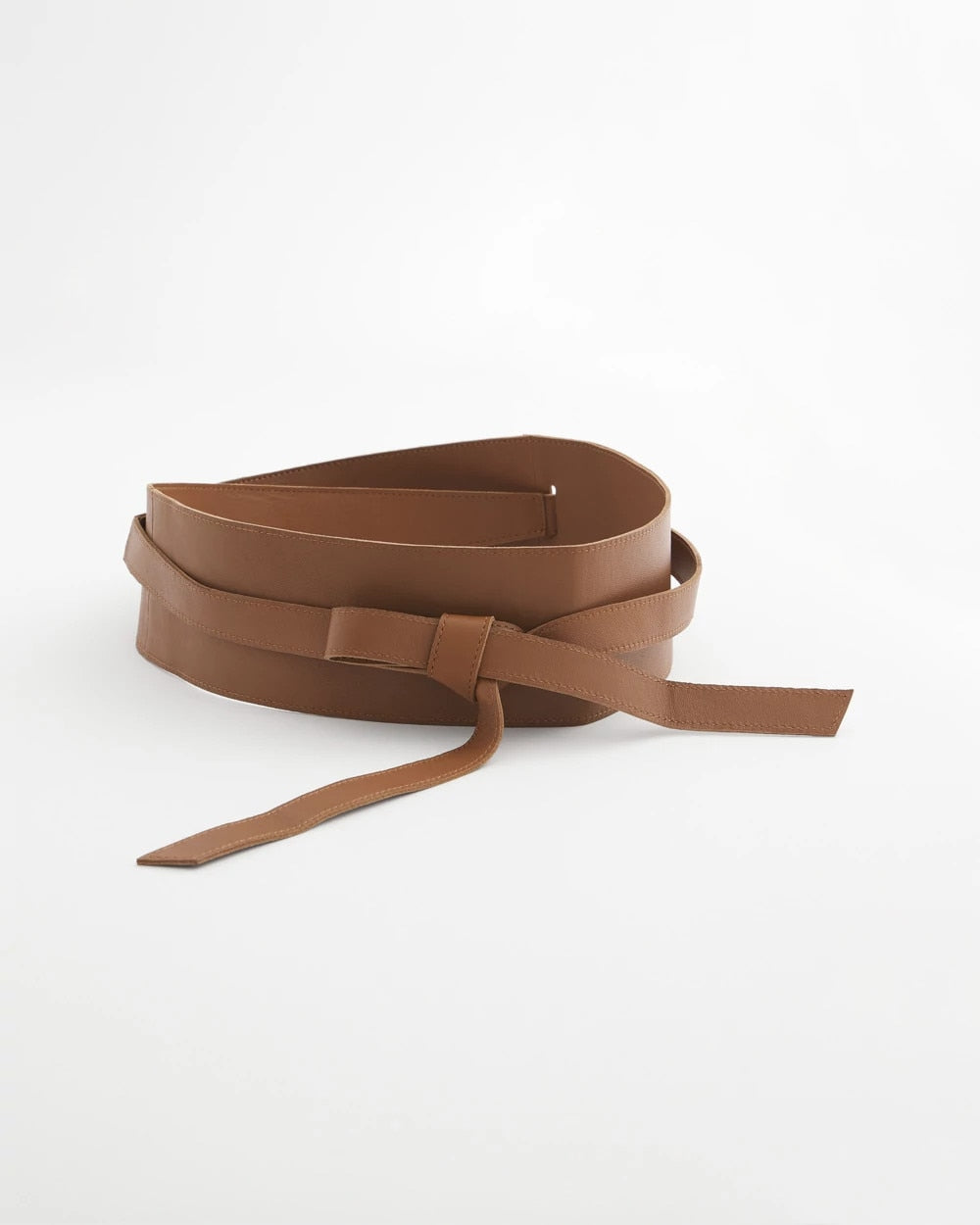 Chico's - Leather Double-Sided Obi Belt