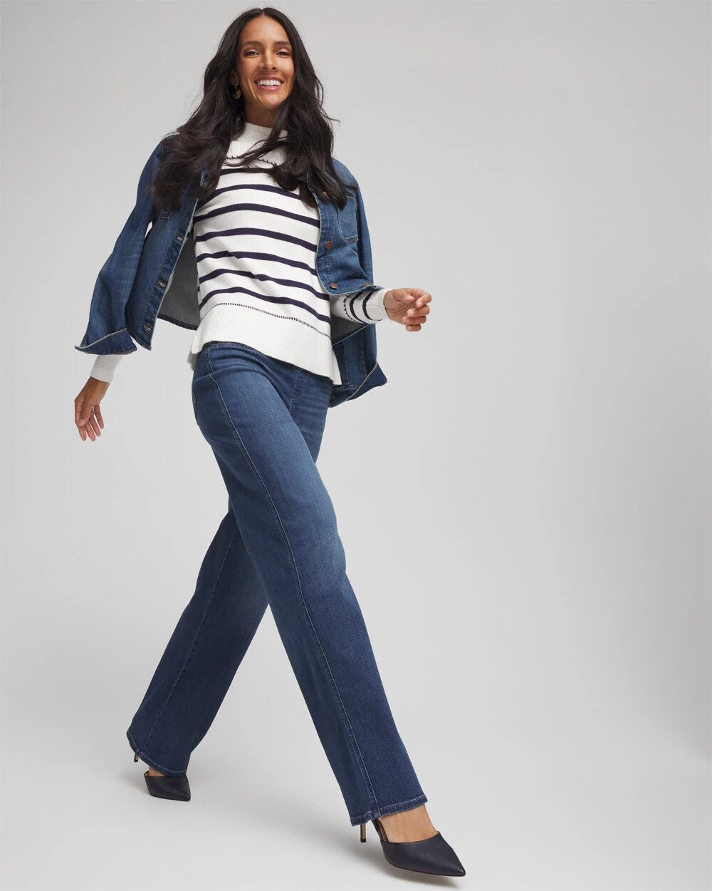 Chico's - Pull On Wide Jean