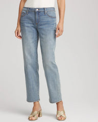 Chico's - Girlfriend Straight Ankle Jeans