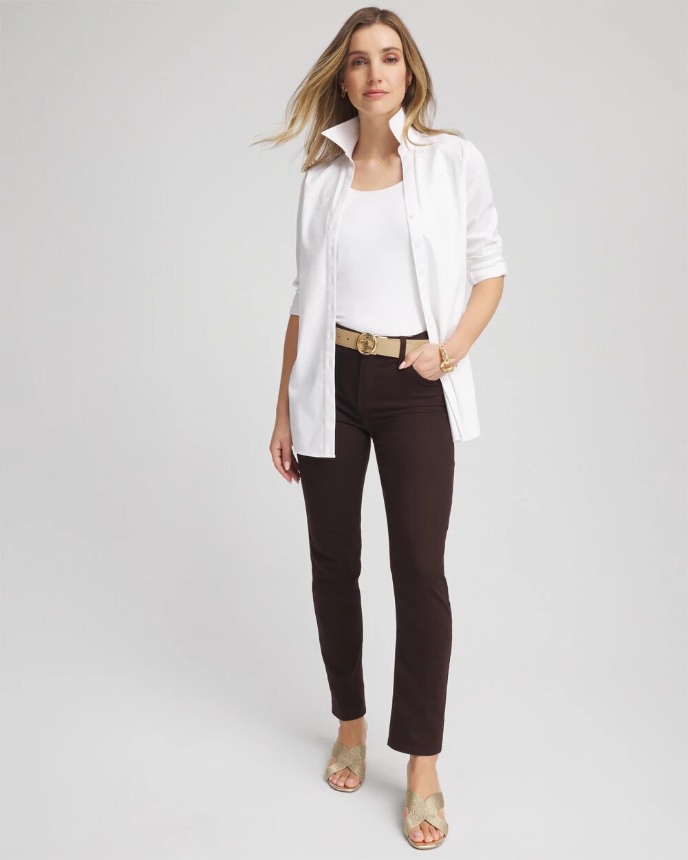 Chico's - Girlfriend Slim Ankle Jeans