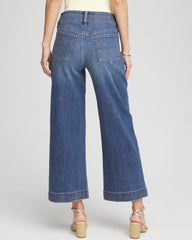 Chico's - Double Stitch Wide-Leg Cropped Pants