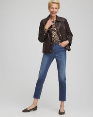 Chico's - Girlfriend Slim Cropped Jeans
