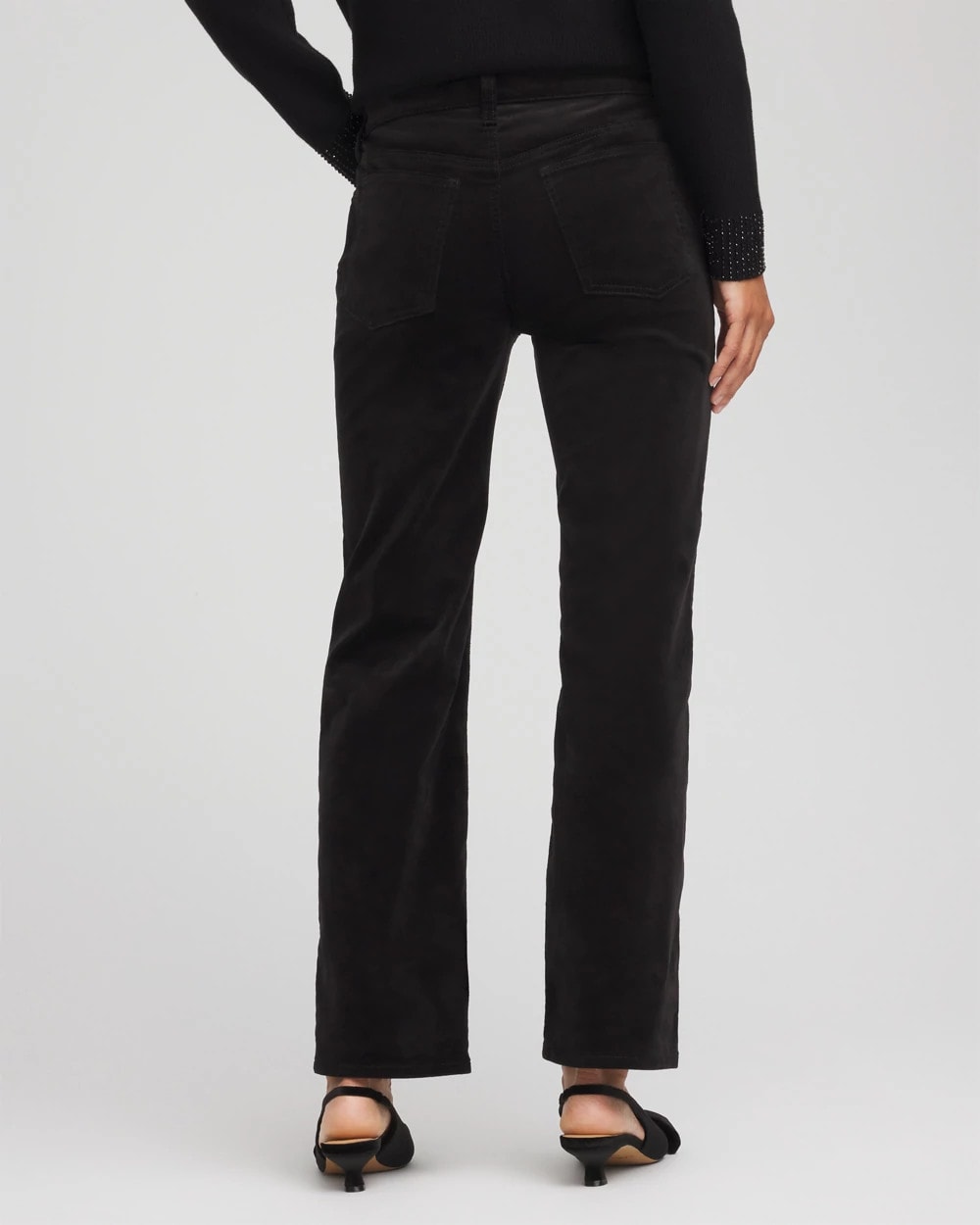 Chico's - Velveteen Pull-On Flared Jeans